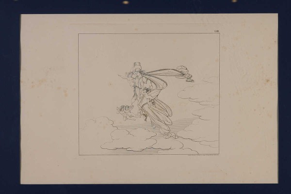 Душенька. Лист № LIII. Рисовал и гравировал граф Фёдор Толстой. [СПб.], 1840.